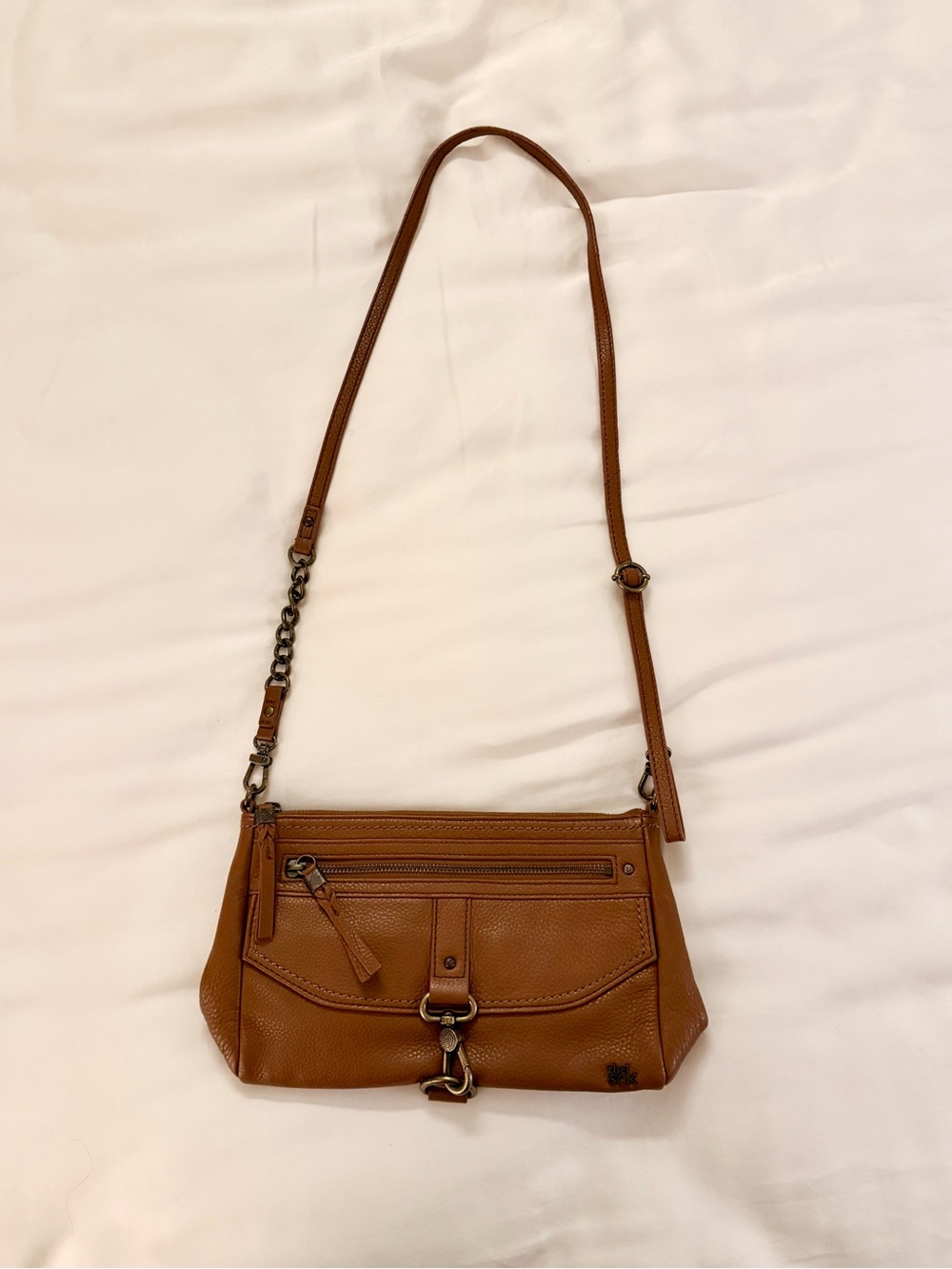 The Sak Brown Leather Crossbody Bag